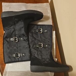 Coach Tinah Women's Black Boots